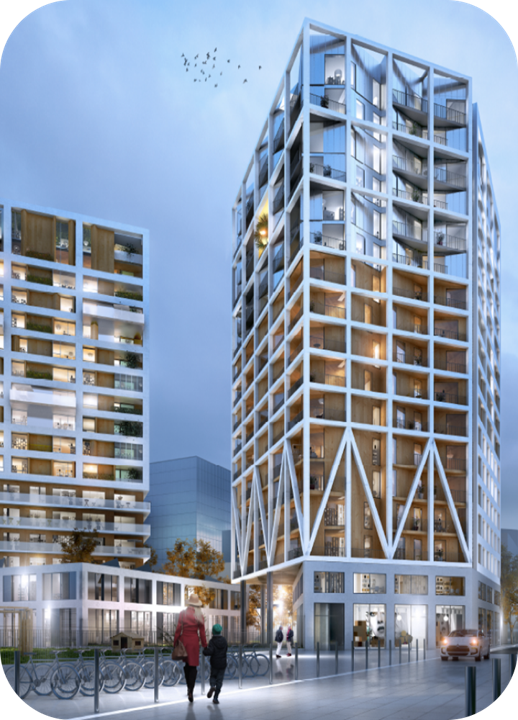 Réalisation Smalt — Porte de la Chapelle, Paris (75018)